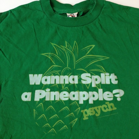 Alstyle Other - *3/$25* 'Wanna Split a Pineapple' Psych Tee